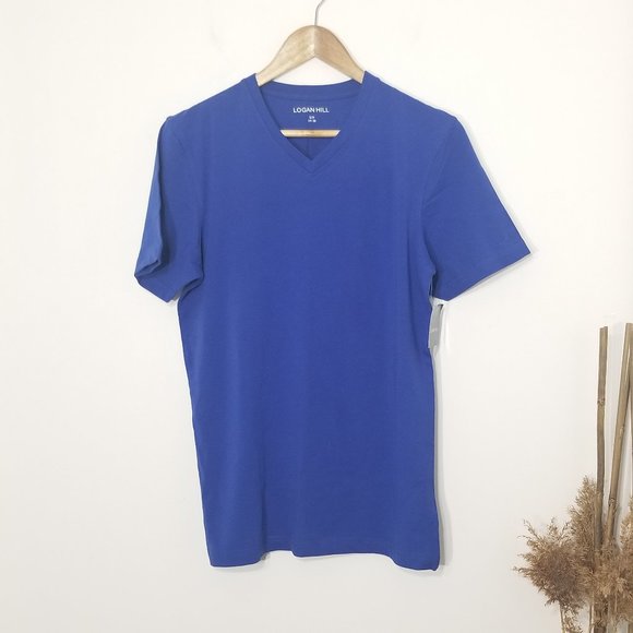 Logan Hill Other - 🆕Logan Hill | Blue Basic Tshirt V Neckline